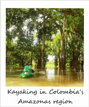 Polaroid de la semaine :Kayak en Amazonie