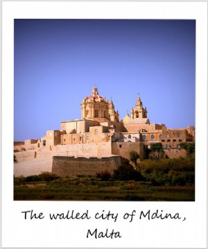 Polaroid da semana:Medieval Mdina, Malta