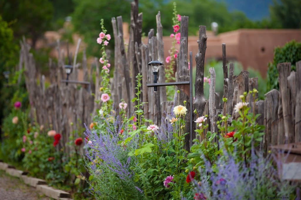 Jardins de Santa Fe en fleurs 