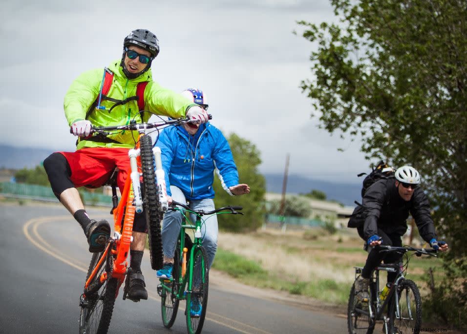 Un fin de semana de felicidad en bicicleta en Santa Fe, Cangrejo de río, Blues y más 