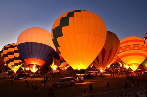 Lancio del Balloon Fiesta Fun a Santa Fe 