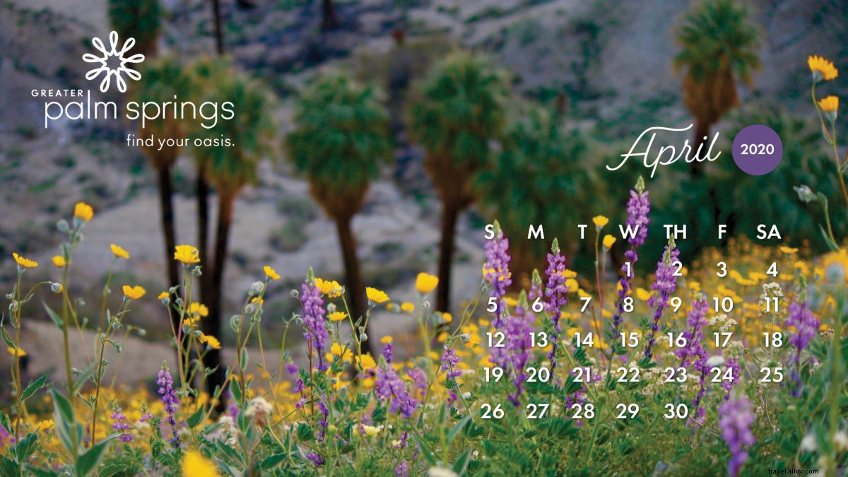 Calendari in background di aprile 2020 per desktop e telefono 