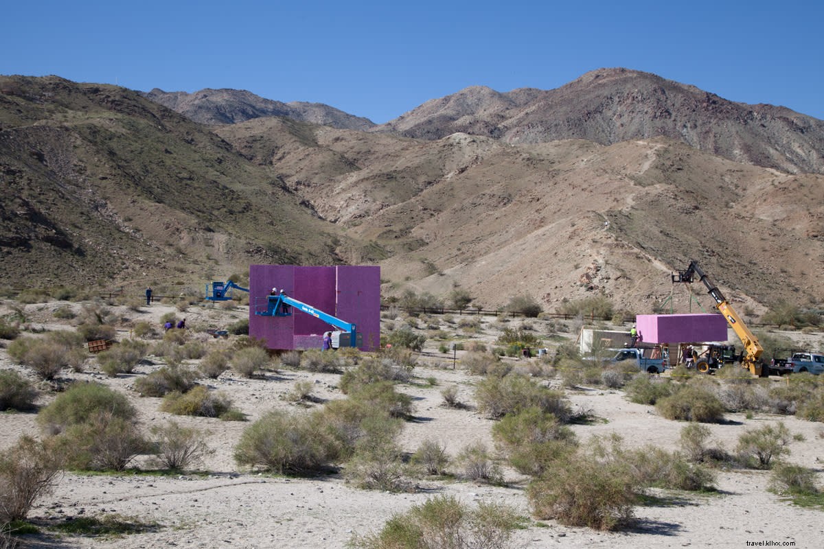 砂漠Xの場所：東のインスタレーションを見る方法 
