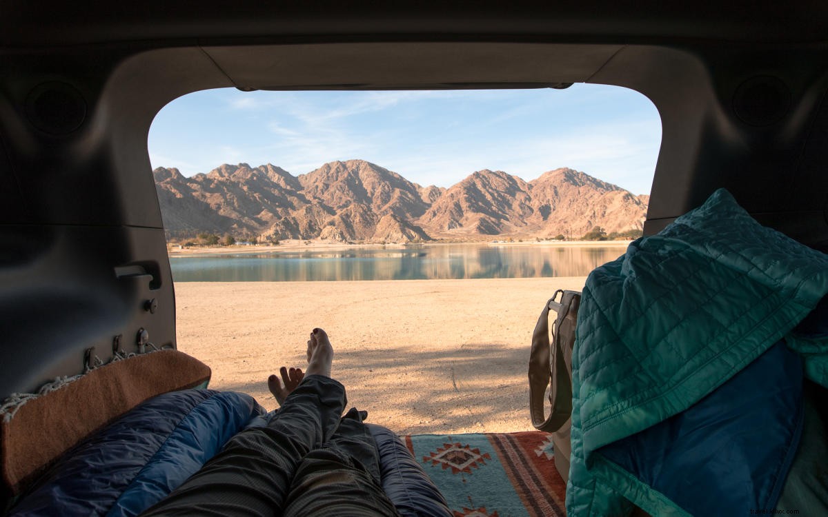 6 locais de acampamento épico para carros na Grande Palm Springs e arredores 