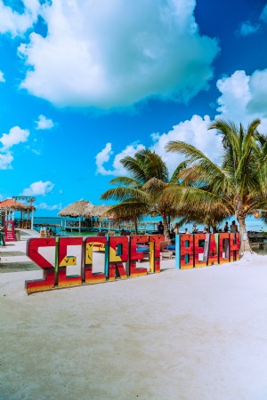 Plage secrète Belize, San Pedro, Belize 