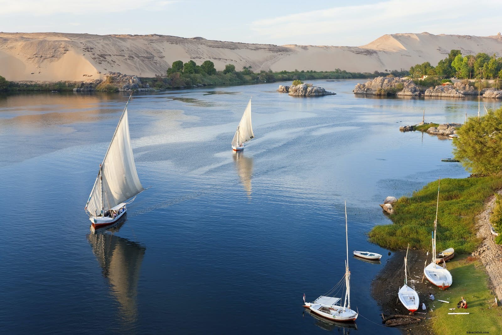 Aproveitando o pulso mais suave do Egito em Aswan 