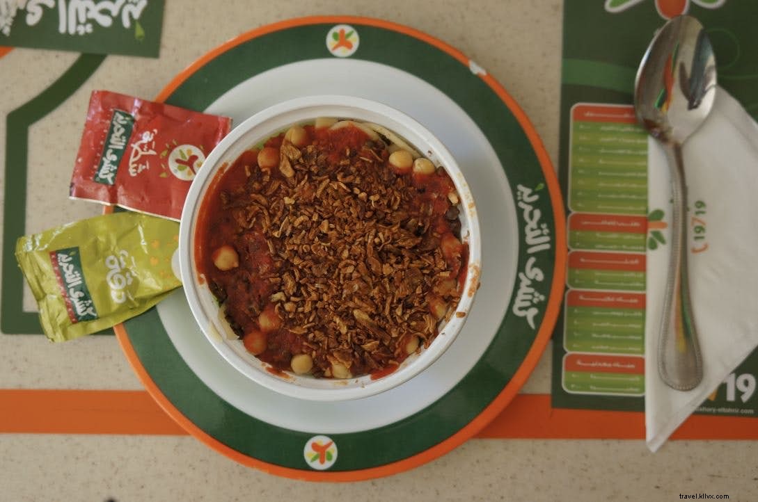 カイロの地元の人のように食べる場所 