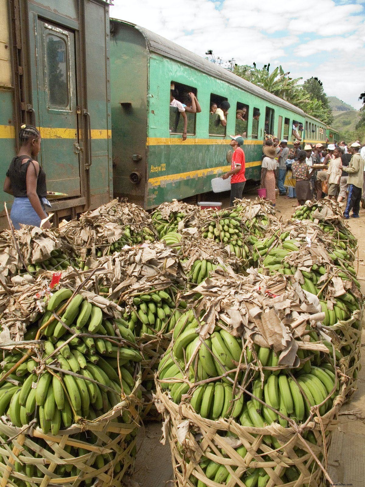 Viajando en el lento tren de Madagascar 