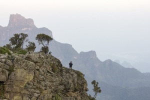 Trekking nas montanhas Simien da Etiópia 