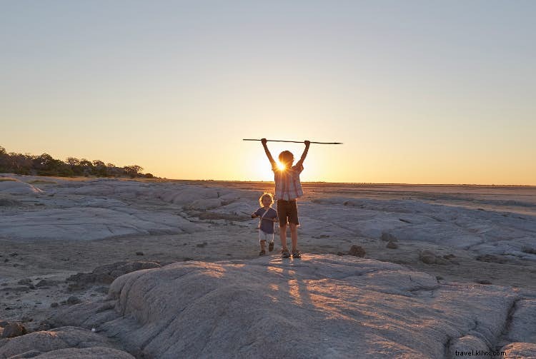 El patio de recreo definitivo:planifique un safari en Botswana para niños 