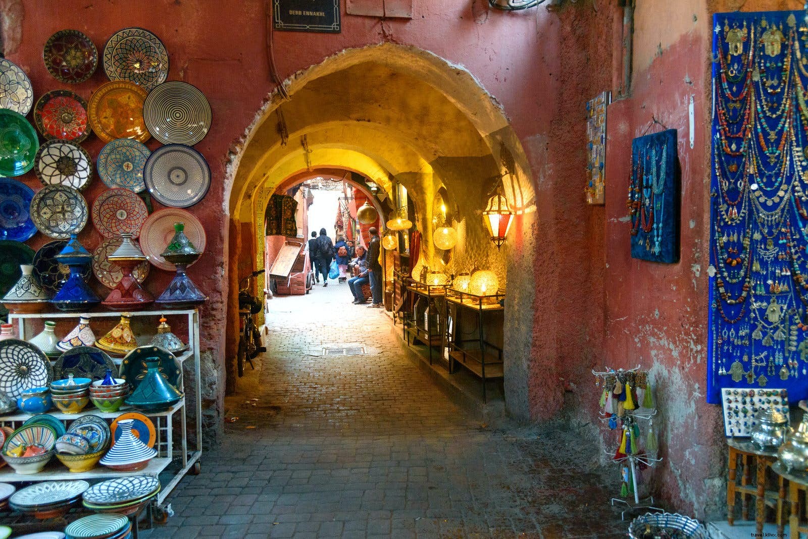Perburuan harta karun:tempat berbelanja di Marrakesh 