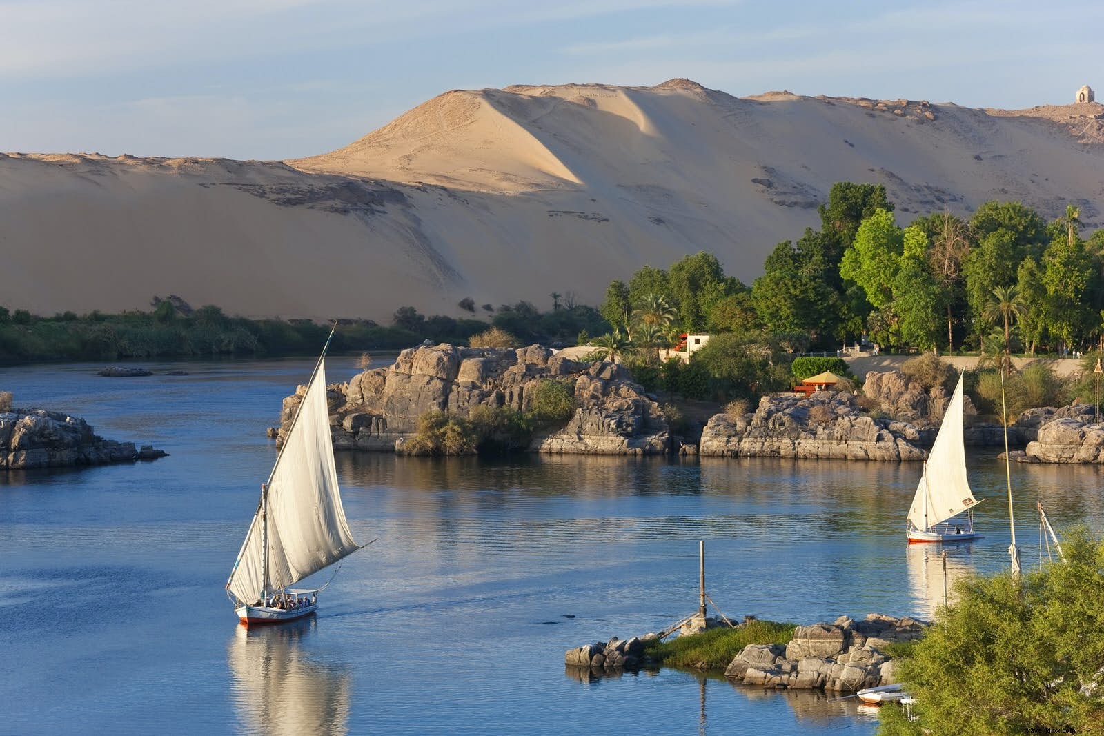 Lima pemberhentian teratas dalam pelayaran menyusuri Sungai Nil di Mesir 