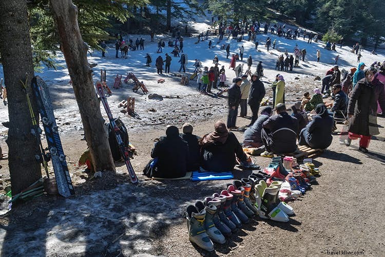 Esportes de inverno em locais estranhos 