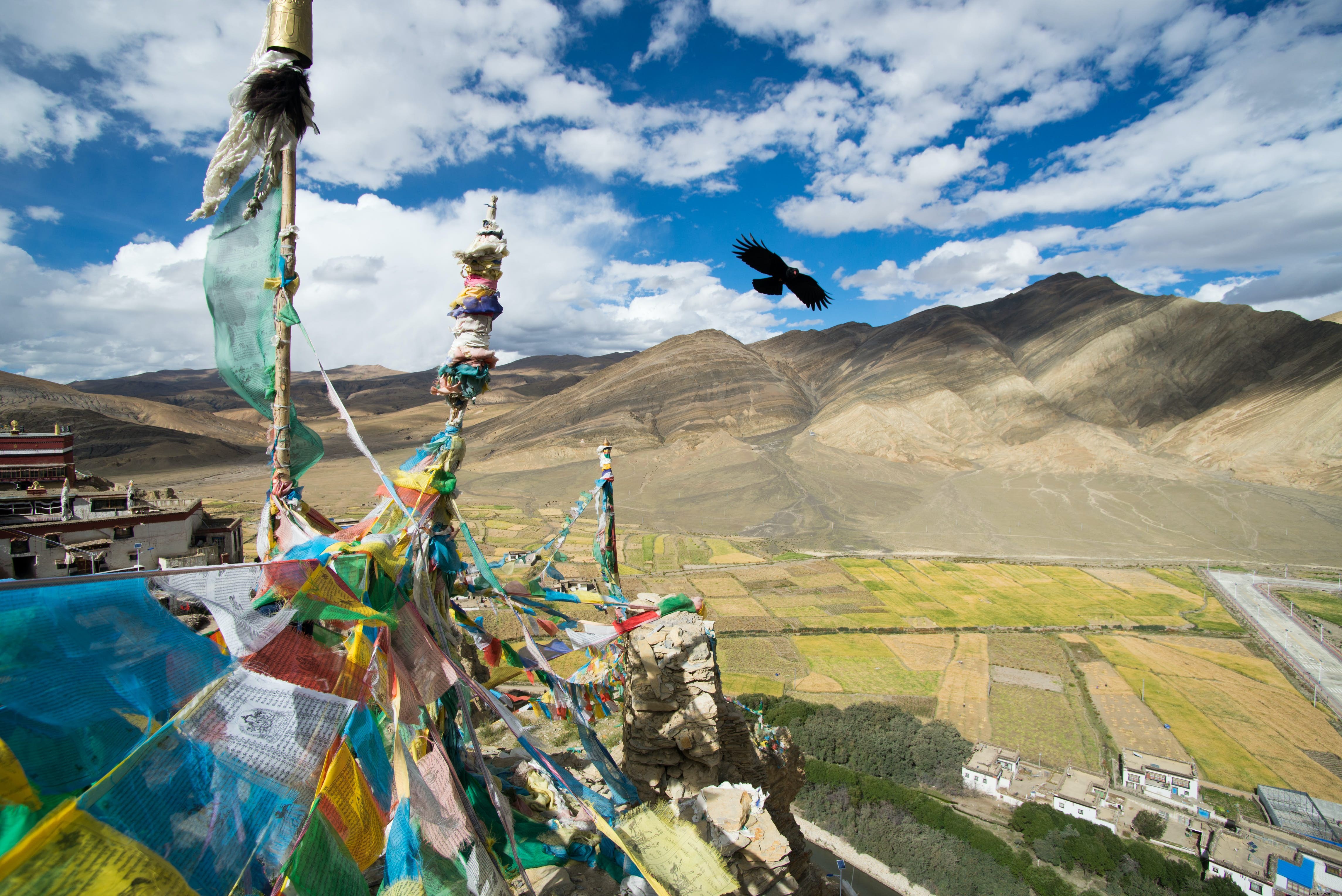 Como evitar ônibus de turismo no Tibete 