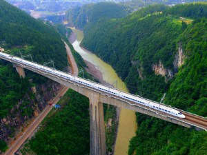 Los viajes en tren de alta velocidad más épicos de China 