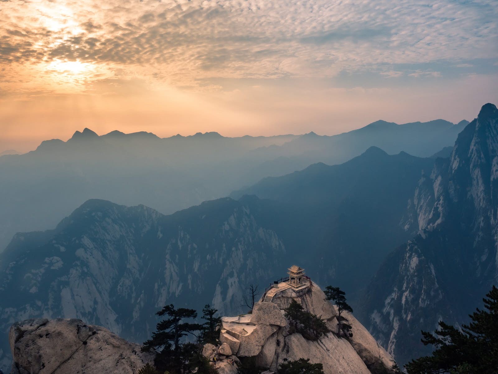Fuga de Xi an:Caminhada Hua Shan, Pico sagrado taoísta da China 