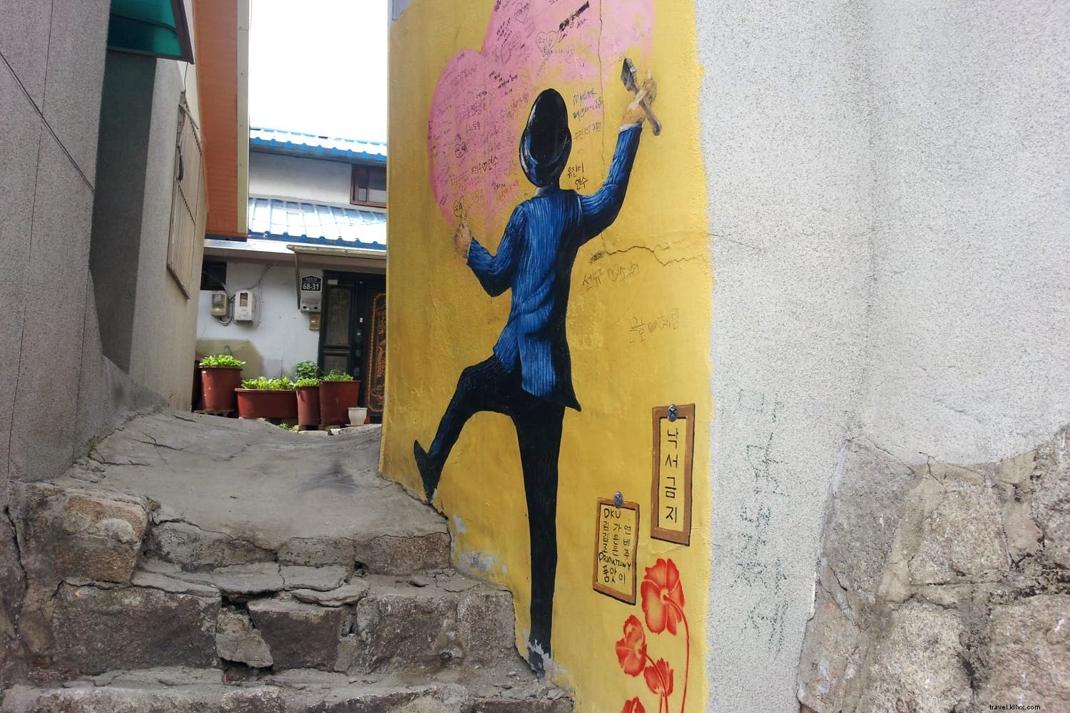 Panduan ke desa mural paling menawan di Korea Selatan 