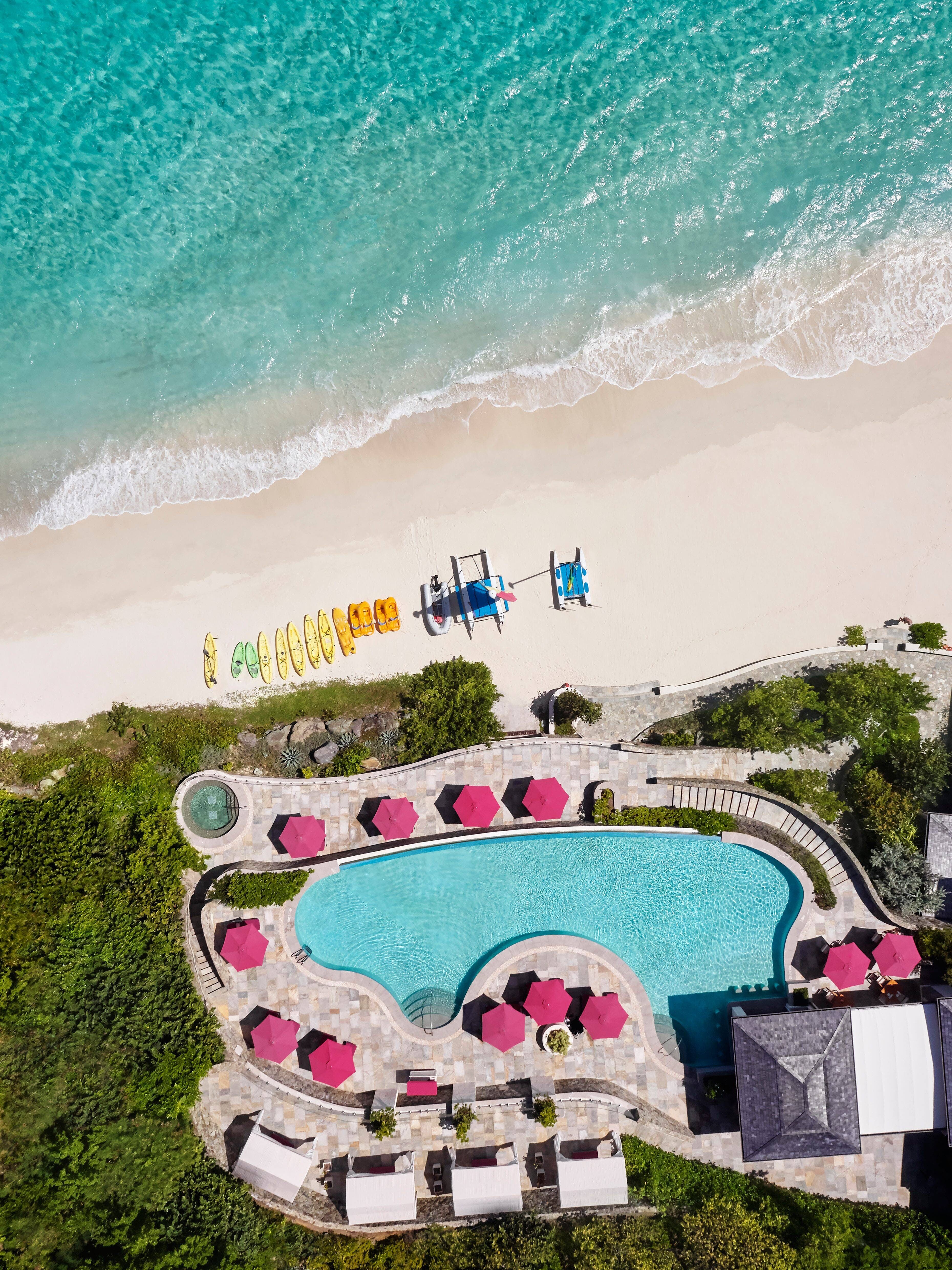 Fuja das multidões nestes resorts secretos do Caribe 