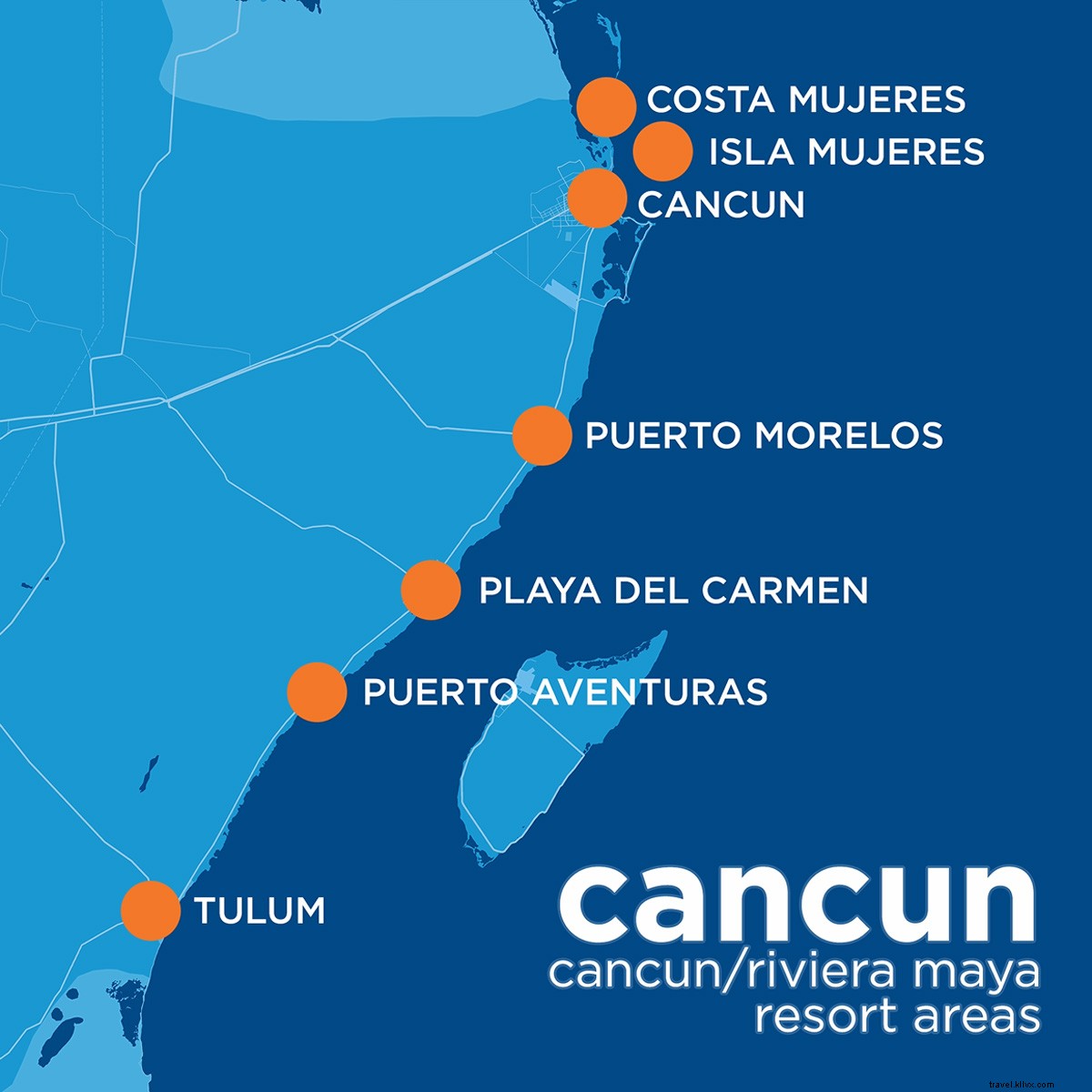 Panduan Perjalanan ke Area Resor Cancun/Riviera Maya 