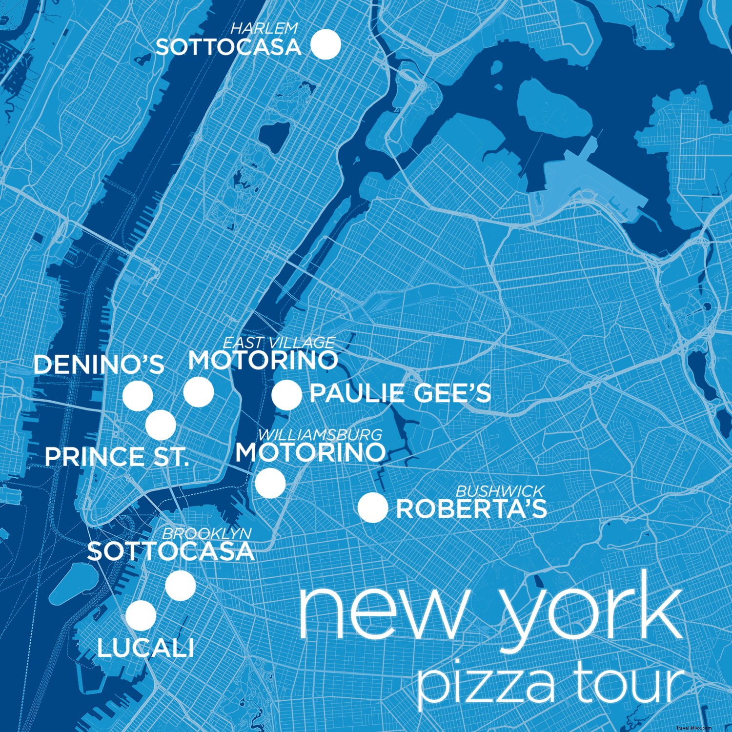 ニューヨーク市：究極のピザパイツアー 