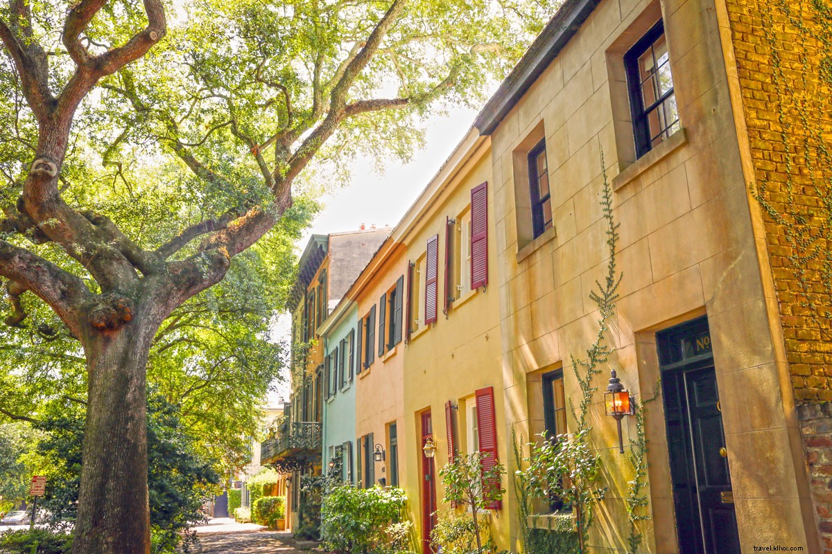 Villes à pied :joyaux cachés historiques à Savannah, Géorgie 