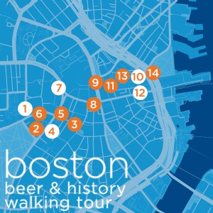 Visite discrète des abreuvoirs / histoire de Boston [Carte] 