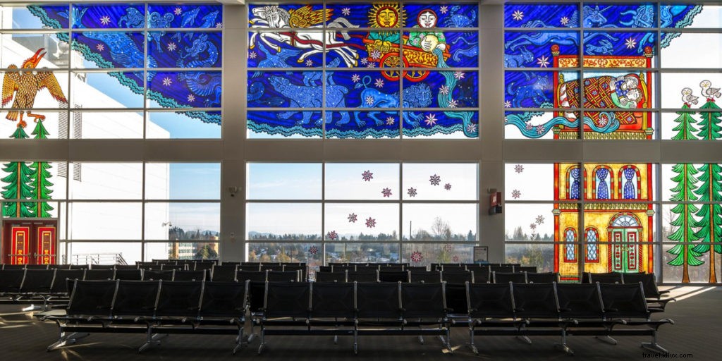 Paseo de arte virtual del aeropuerto:Aeropuerto Internacional de Seattle-Tacoma 