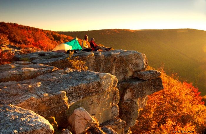 10 campings y glampsites de Virginia Occidental 