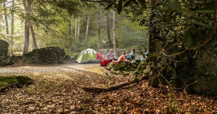 10 campings y glampsites de Virginia Occidental 
