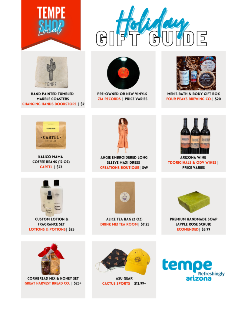 Encuentra regalos navideños para todos en tu lista en Tempe 