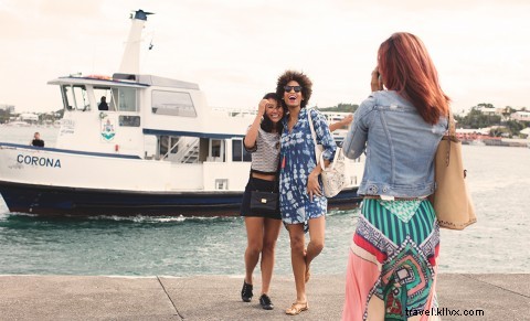 Se déplacer aux Bermudes en bus et en ferry 