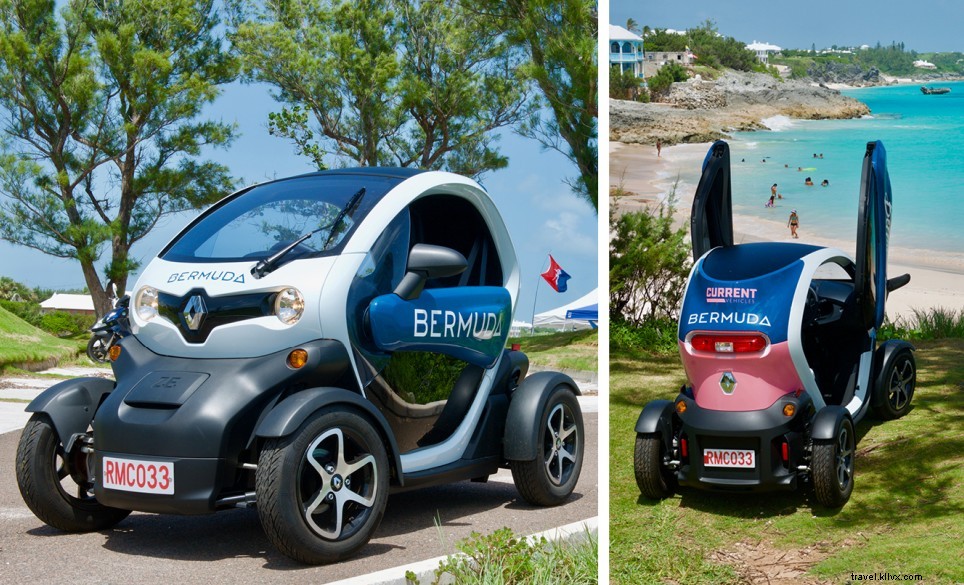 Aluguel de carros elétricos nas Bermudas 
