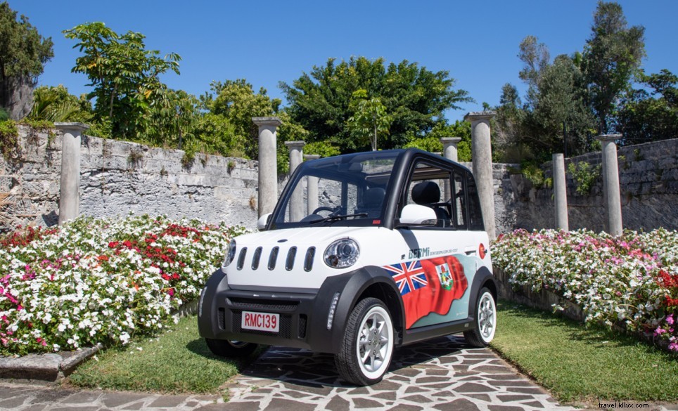 Aluguel de carros elétricos nas Bermudas 