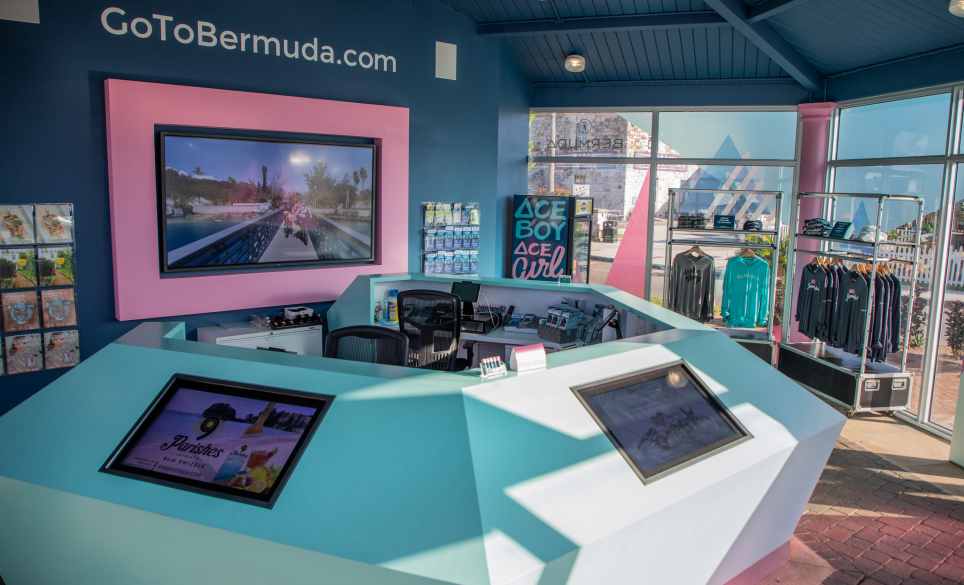 Centros oficiales de servicios para visitantes de Bermuda 