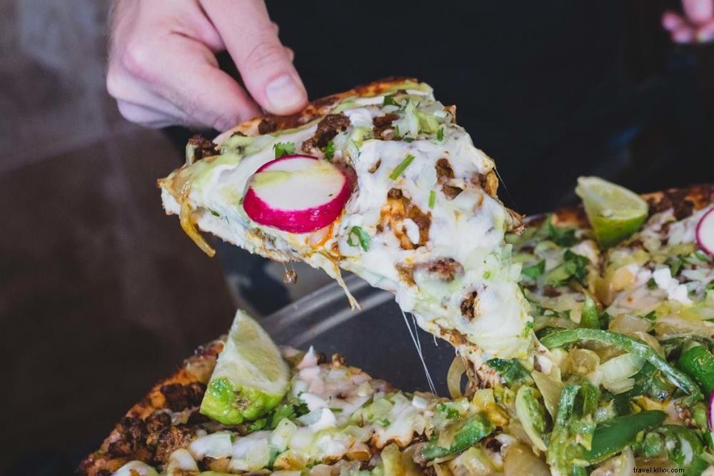 Tacos e pizzas deliciosamente unidos! 