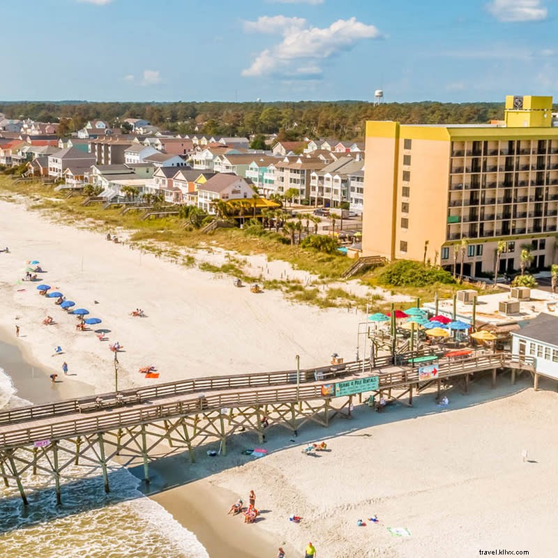 As melhores praias da Carolina do Sul estão localizadas em Myrtle Beach 