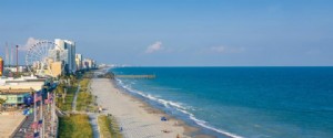 Pertemuan Pantai Virtual dengan Myrtle Beach Zoom Backgrounds 
