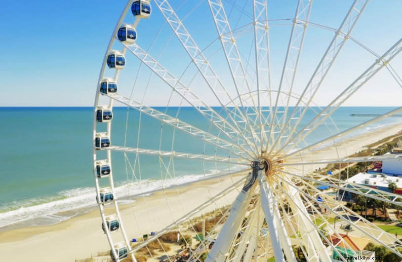 Pertemuan Pantai Virtual dengan Myrtle Beach Zoom Backgrounds 