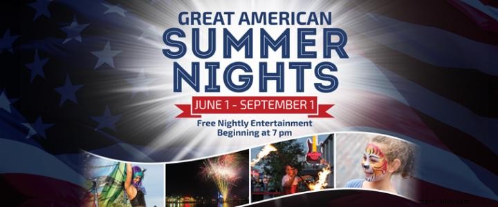 Broadway at the Beach ospita  Great American Summer Nights  