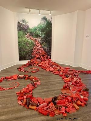 ¿No puedes mar? Exposición de arte crea conciencia sobre la contaminación plástica en las aguas costeras 