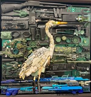 Você não pode mar? Exposição de arte traz consciência para a poluição por plásticos nas águas costeiras 