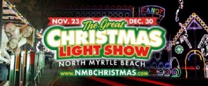 ノースマートルビーチは「グレートクリスマスライトショー」の最中に輝きます 