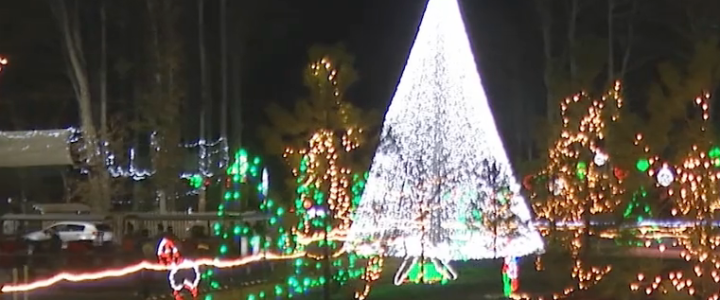 El gran espectáculo de luces navideñas 