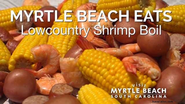 マートルビーチで食べる：ローカントリーのエビの煮物 