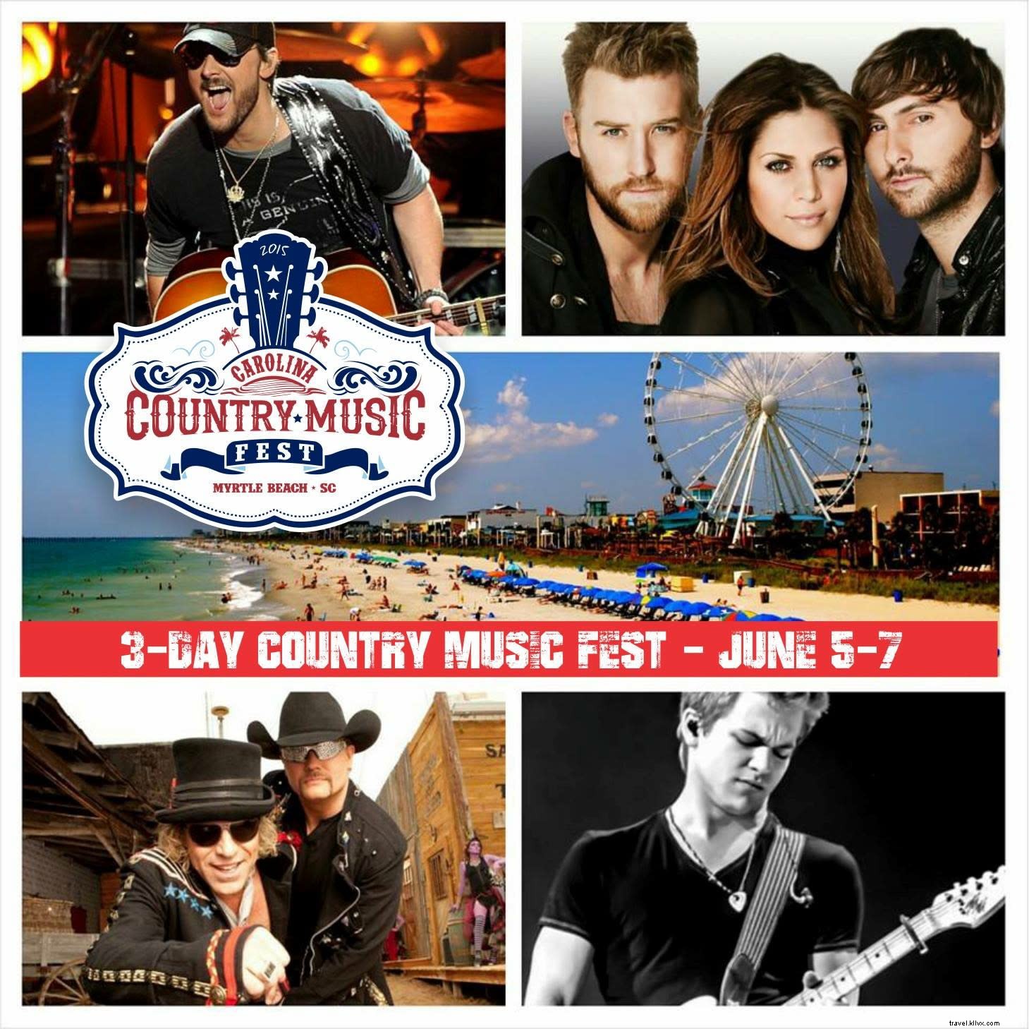 Mais artistas anunciados para o Carolina Country Music Fest! 