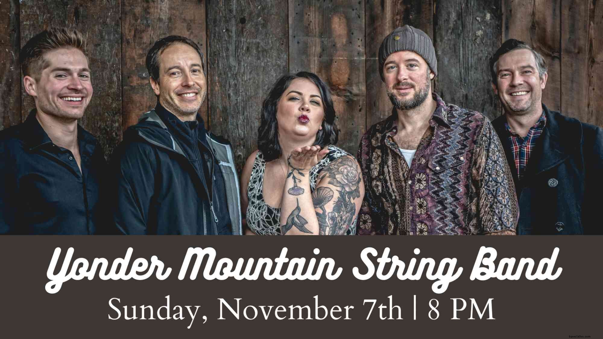 tate Theatre apresentará a Yonder Mountain String Band 