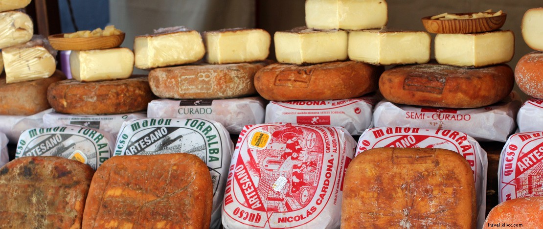 Les fromages, sobrasada... quelques-uns des délicieux produits au goût des îles Baléares 