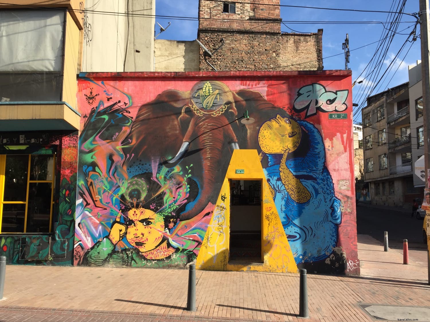 Kendali bebas:seni jalanan Bogotá . yang luar biasa 