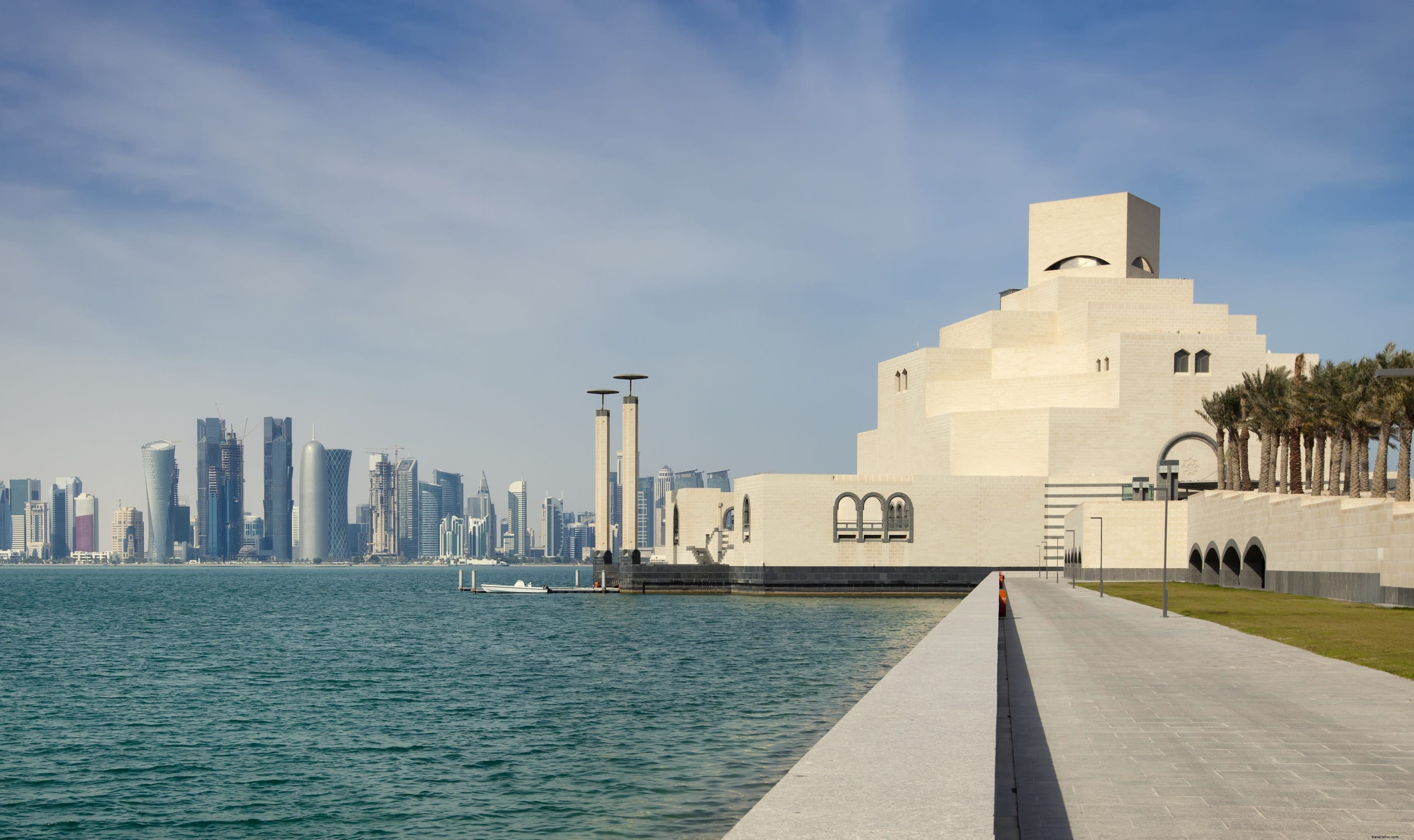 Doha pertama kali:persinggahan untuk souq, gedung pencakar langit dan seni Islam 