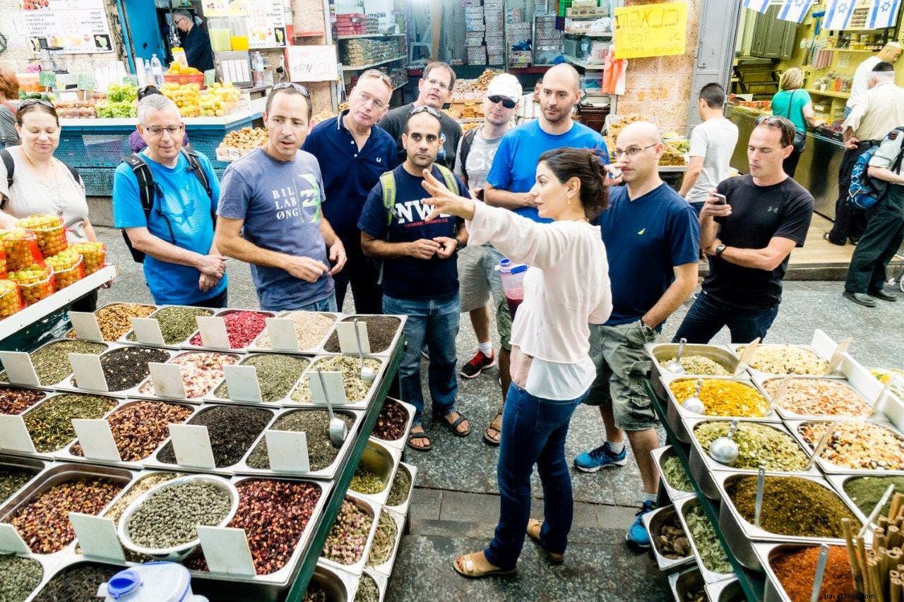 エルサレムのマハネイェフダマーケットで最高の料理が止まります 